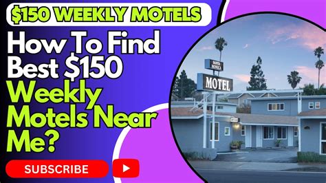 cheap motel near me|$150 weekly motels near me.